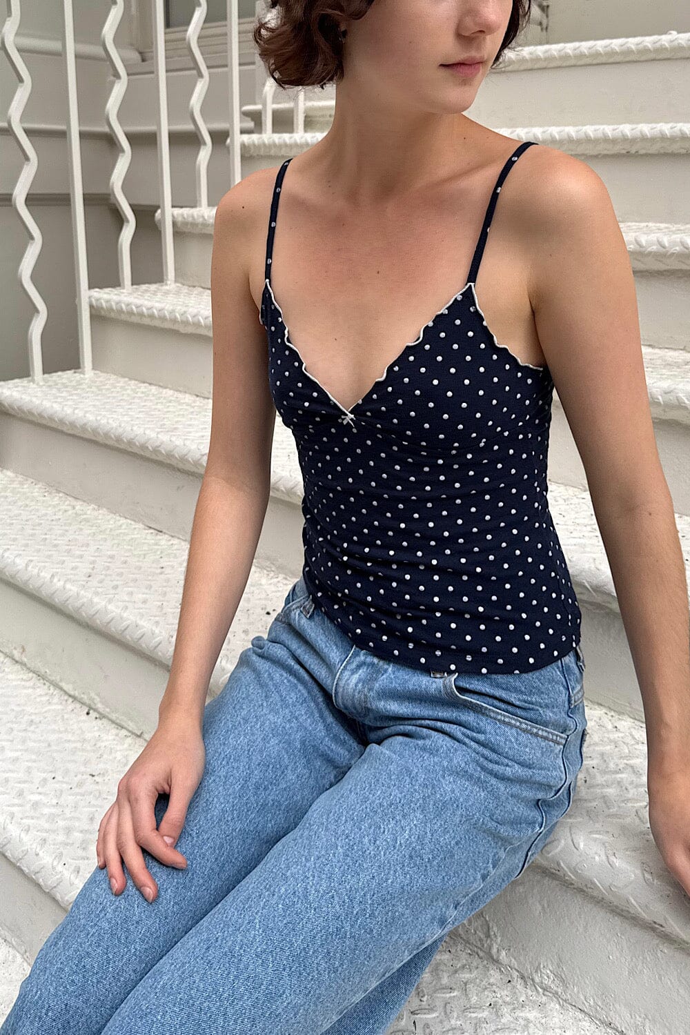 Tiffany Polka Dot Women's Tank Top