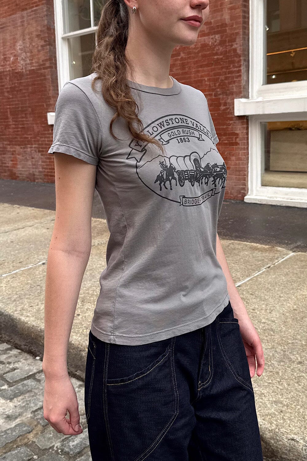 Yellow Stone Valley Top by Hailie