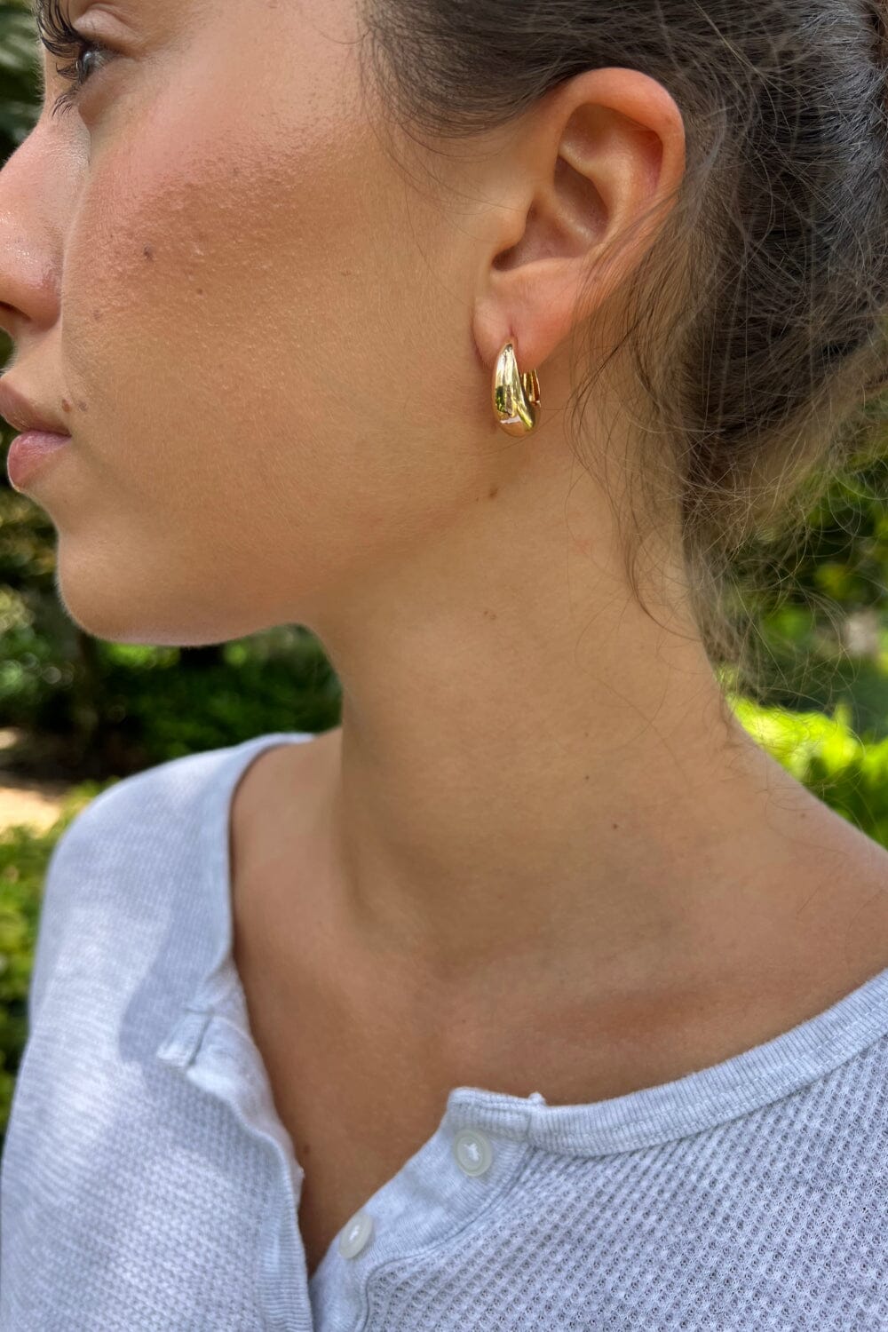 Stylish Chunky Hoop Earrings for Women