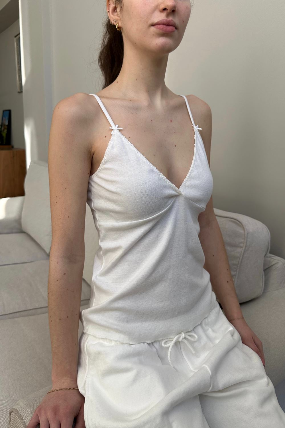 Amara Lace Trim Camisole Top