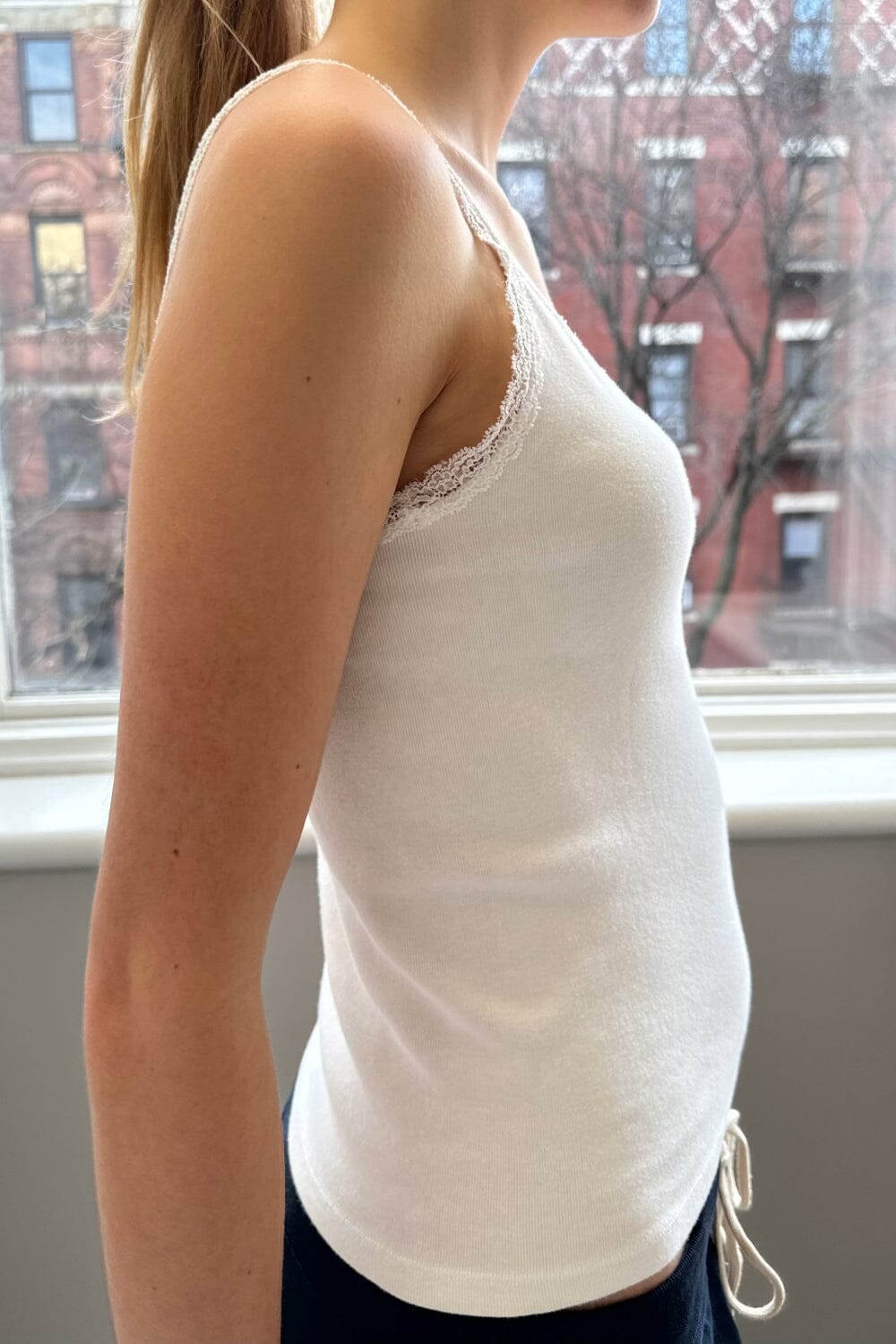 Lace Trim Tank Top - Lea Collection