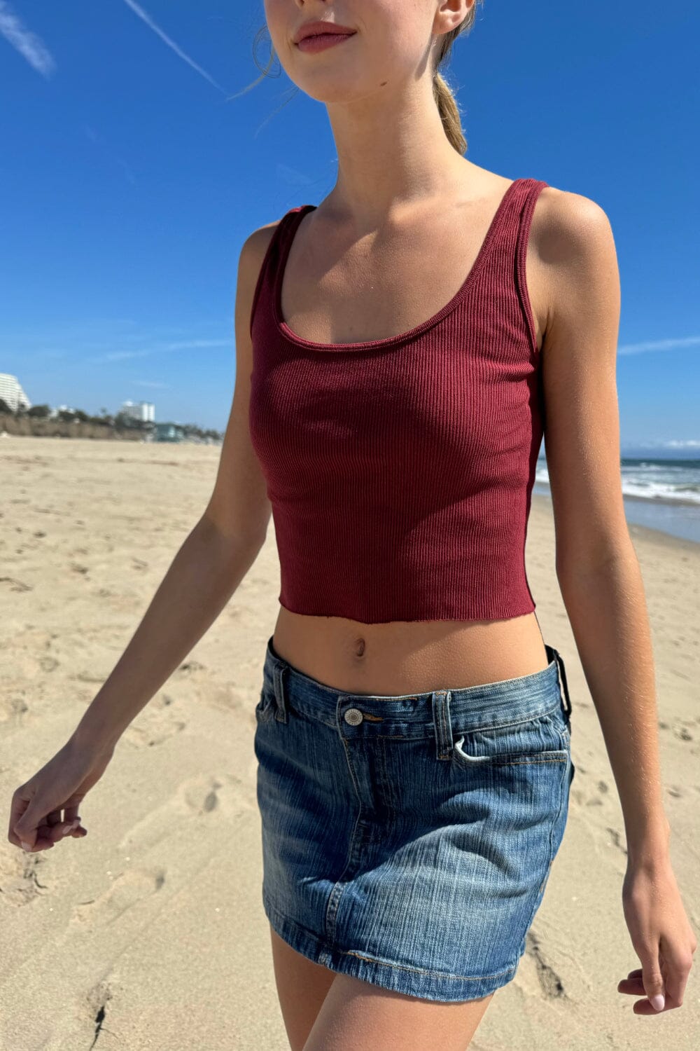 Sheena Sleeveless Crop Top