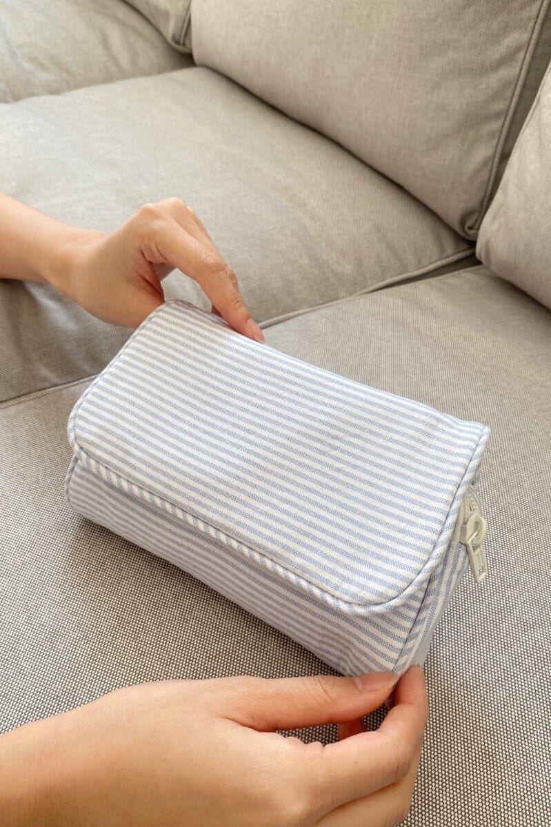 Stylish Striped Cosmetic Pouch