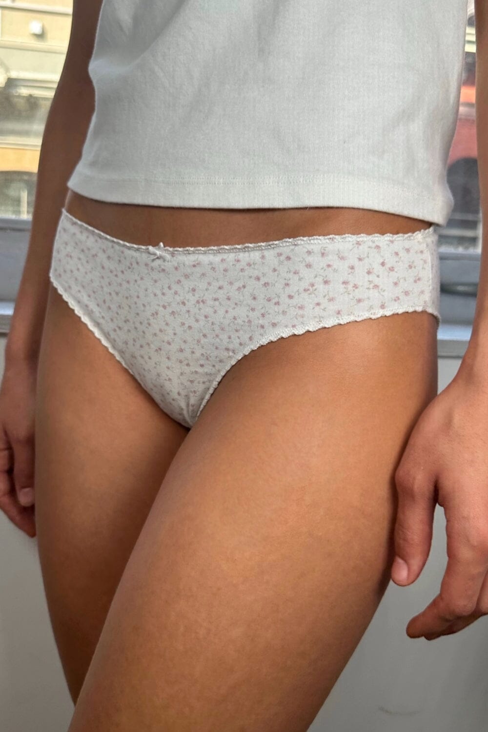 Floral Bow Lace Underwear Set