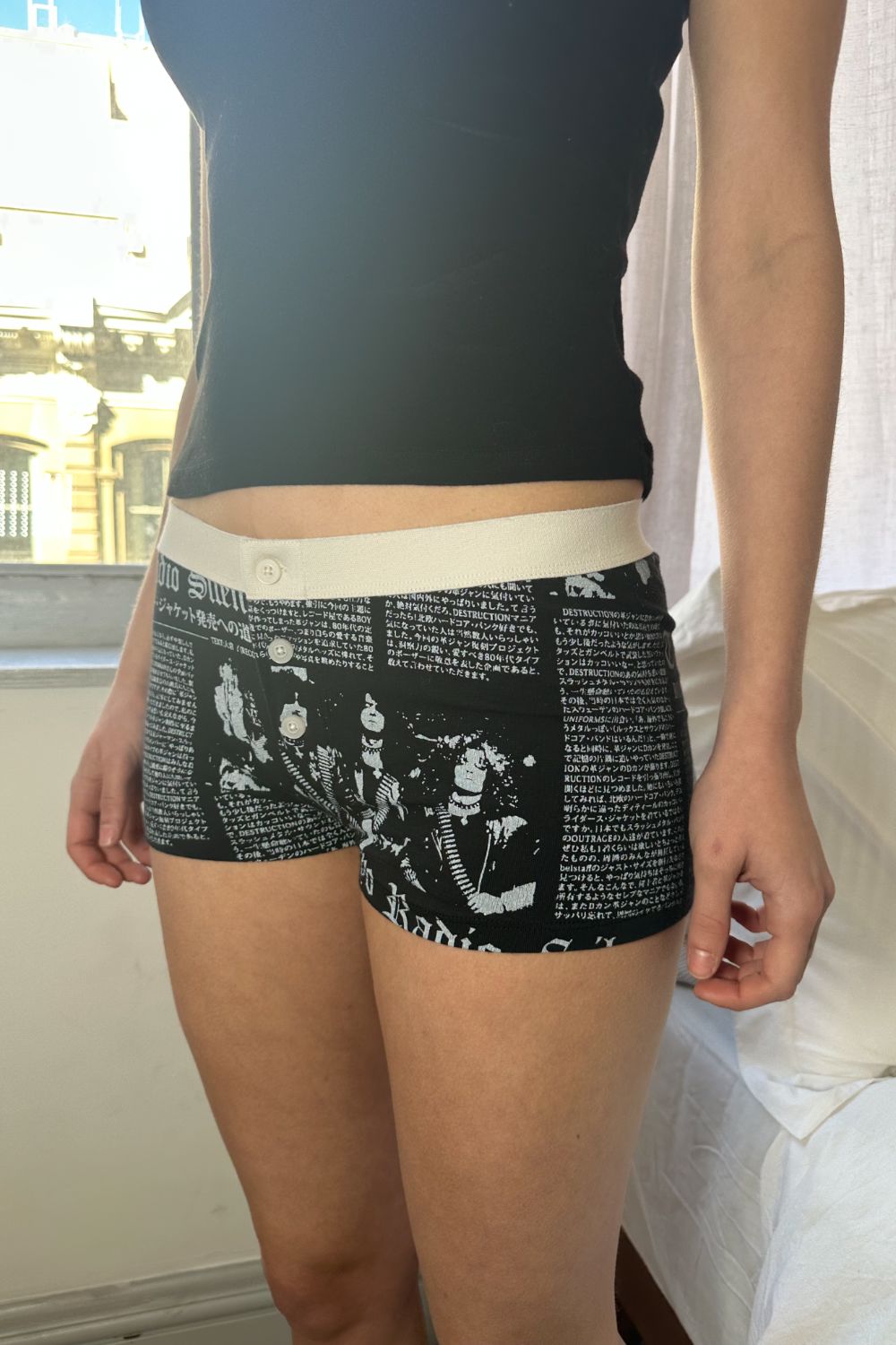Radio Silence Boy Shorts - Soft Comfort Underwear
