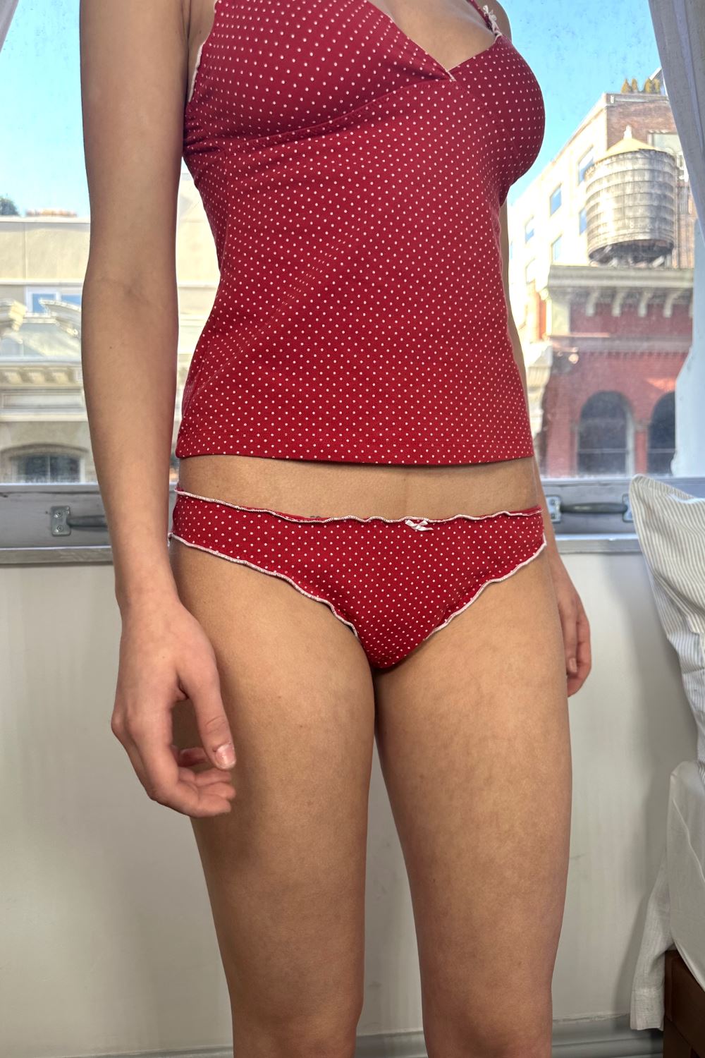 Polka Dot Bow Panties for Women