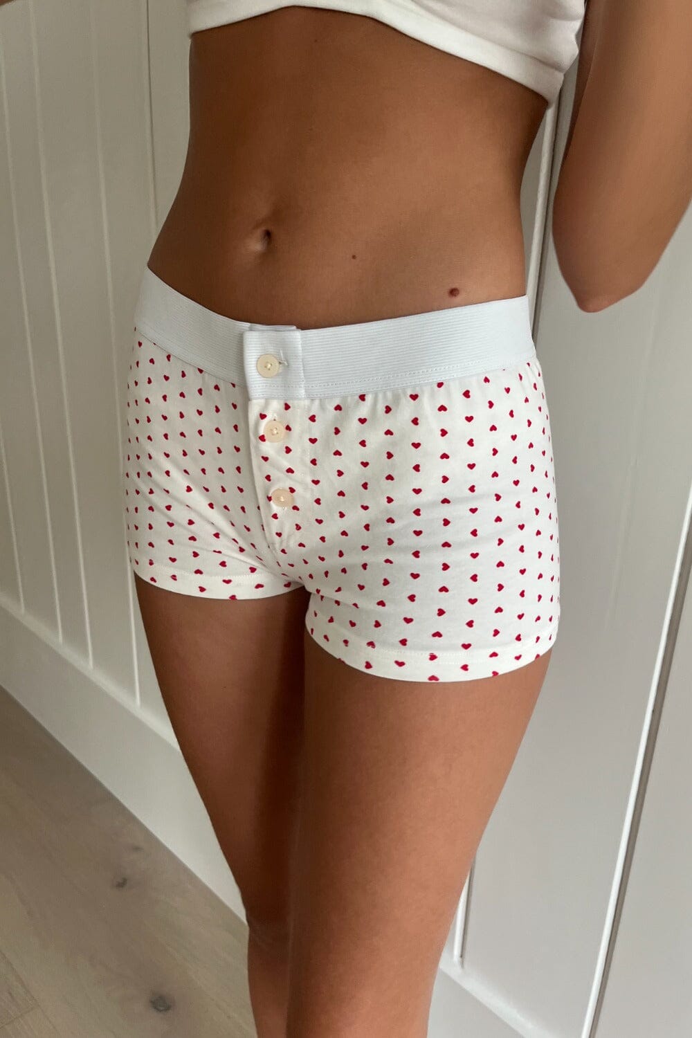Heart-Print Boys' Short Underwear
