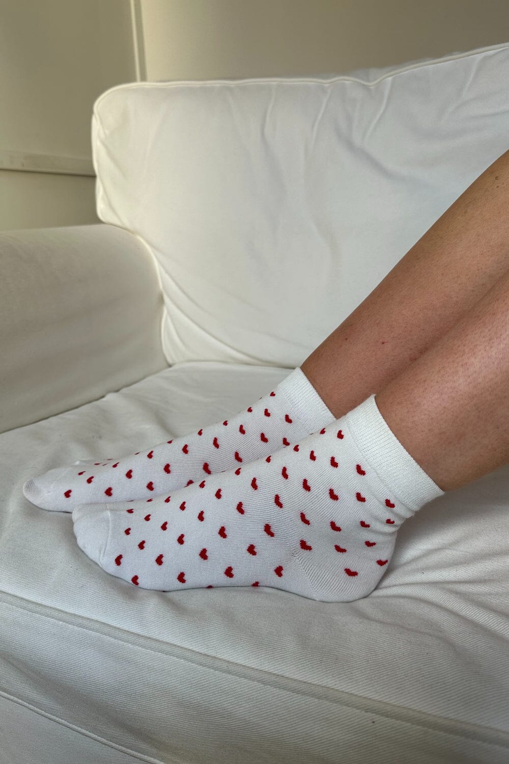 Stylish Heart-Printed Comfort Socks
