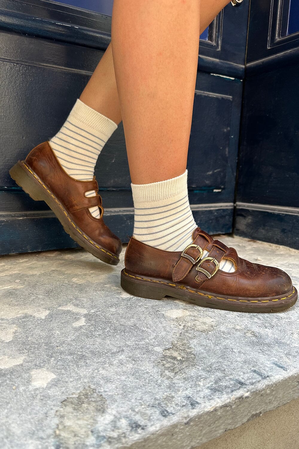 Classic Striped Crew Socks for Men & Women