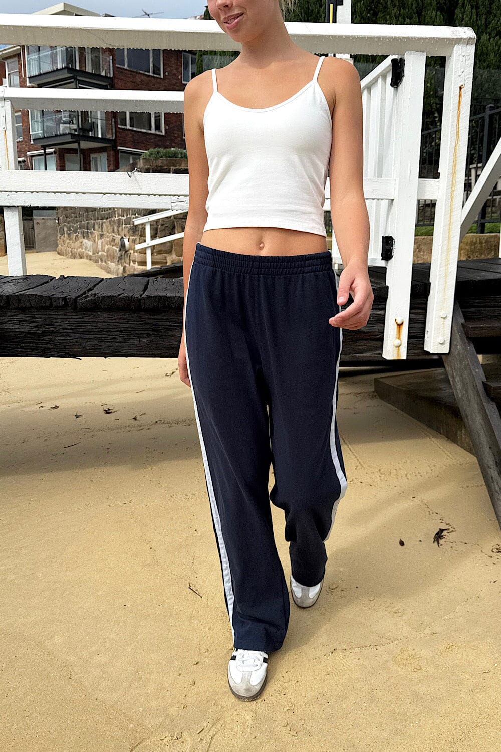 Anastasia Striped Sweatpants for Comfort