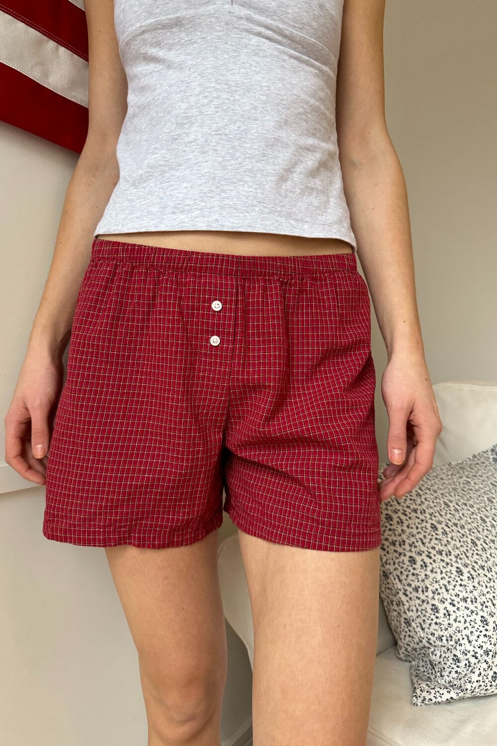 Stylish Keira Gingham Boxer Shorts