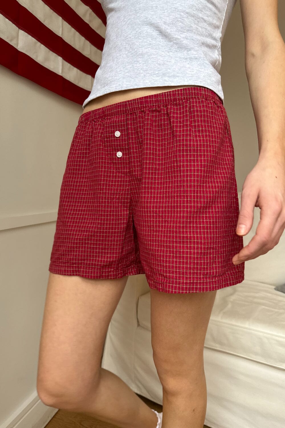 Stylish Keira Gingham Boxer Shorts