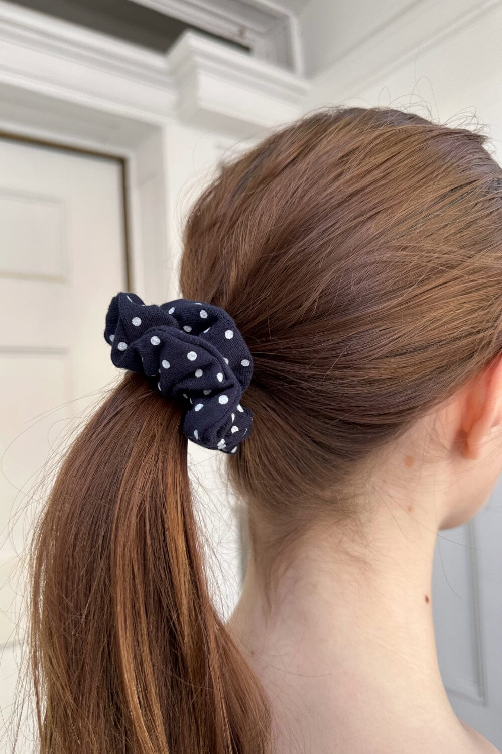 Stylish Polka Dot Hair Scrunchie