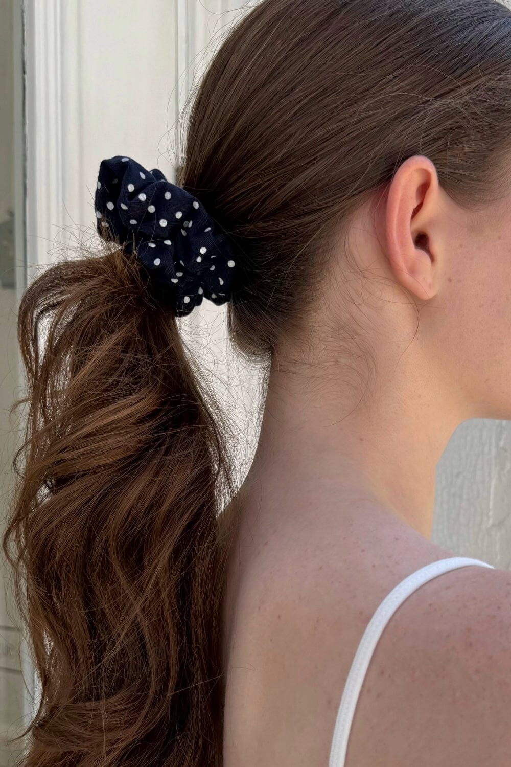 Stylish Polka Dot Hair Scrunchie