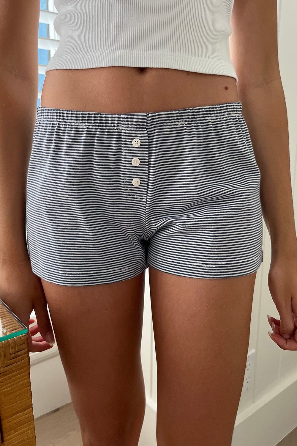 Keira Striped Casual Shorts for Women