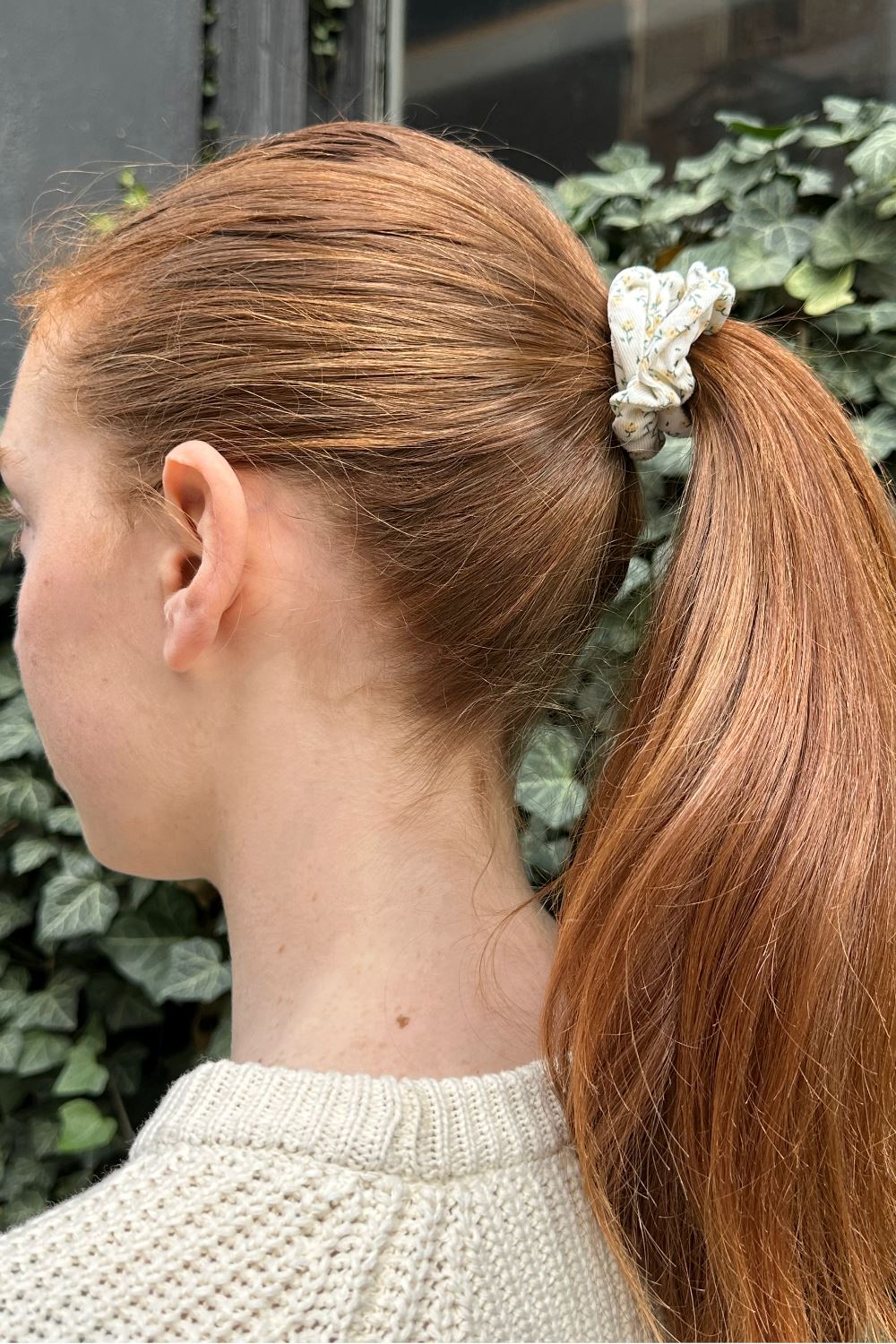Floral Hair Scrunchie for Women