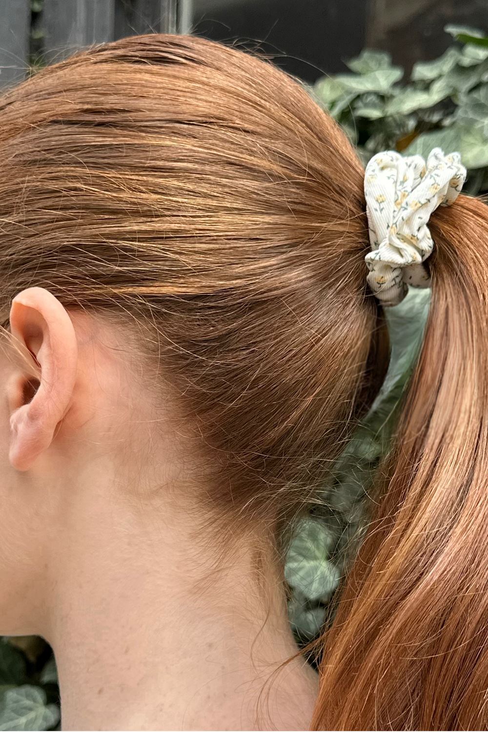 Floral Hair Scrunchie for Women