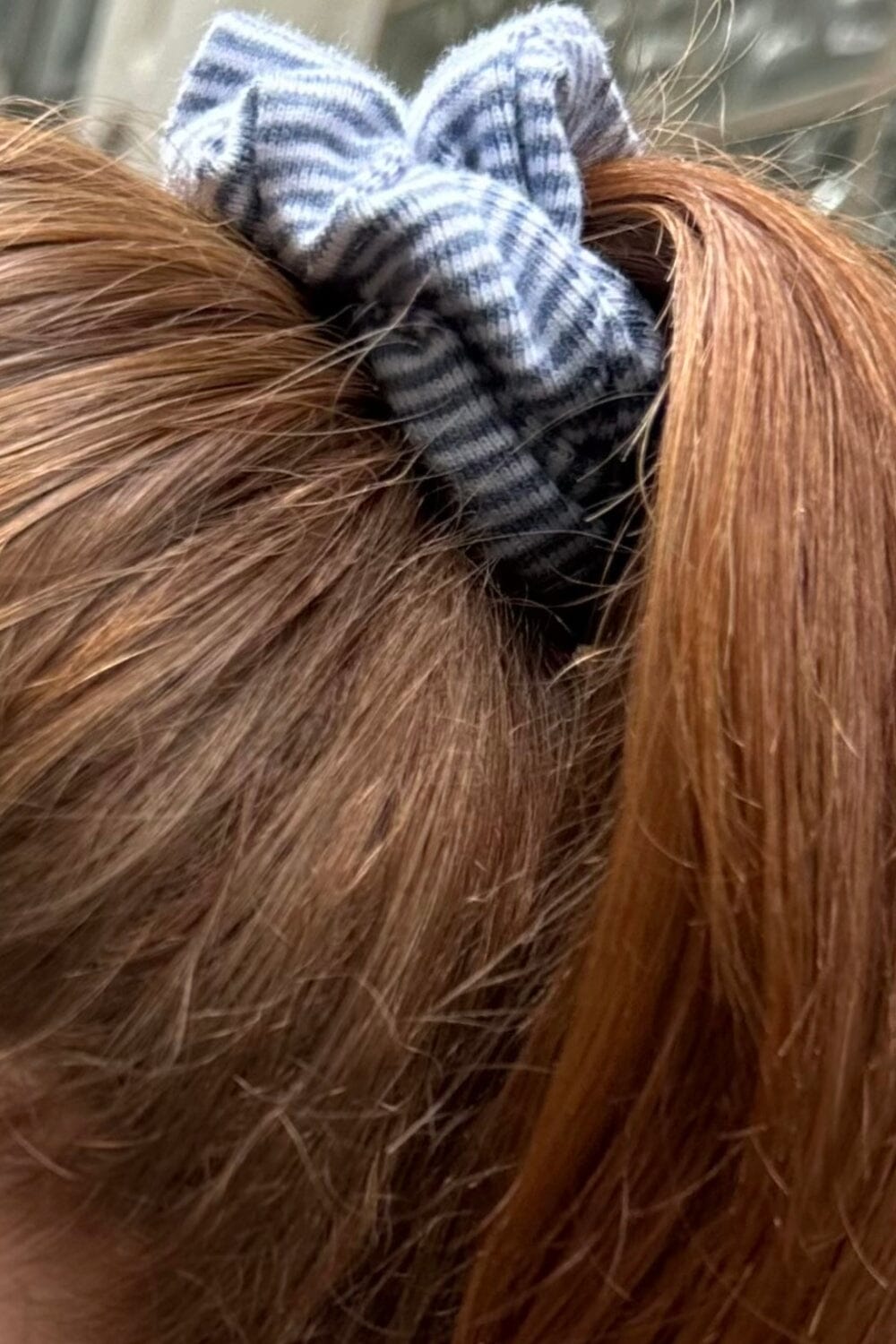 Stylish Striped Hair Scrunchie