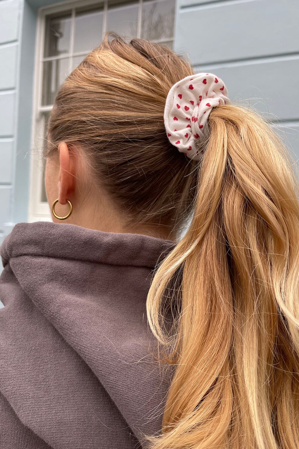 Heart Hair Scrunchie for Stylish Looks