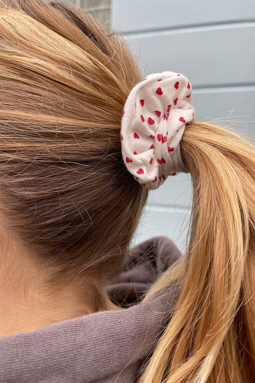 Heart Hair Scrunchie for Stylish Looks