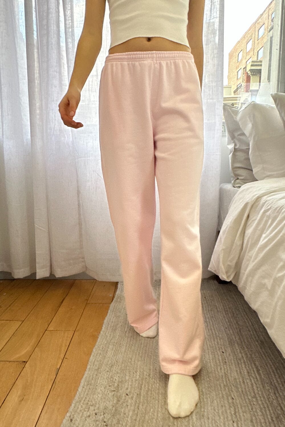 Anastasia Tie-Waist Lounge Pants