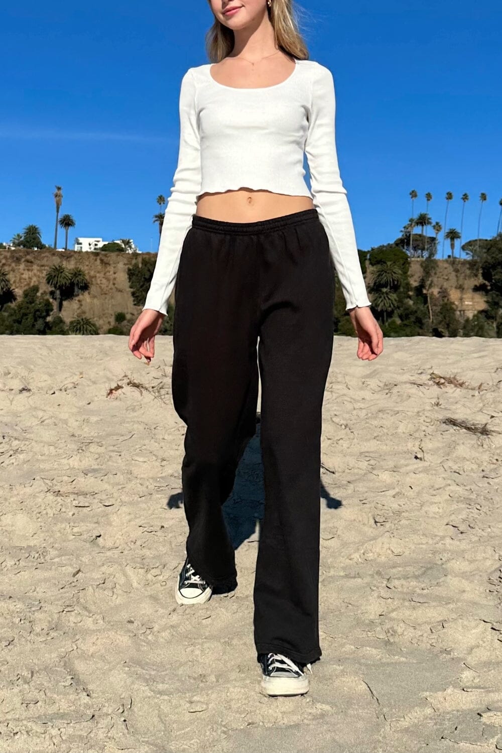 Anastasia Tie-Waist Lounge Pants