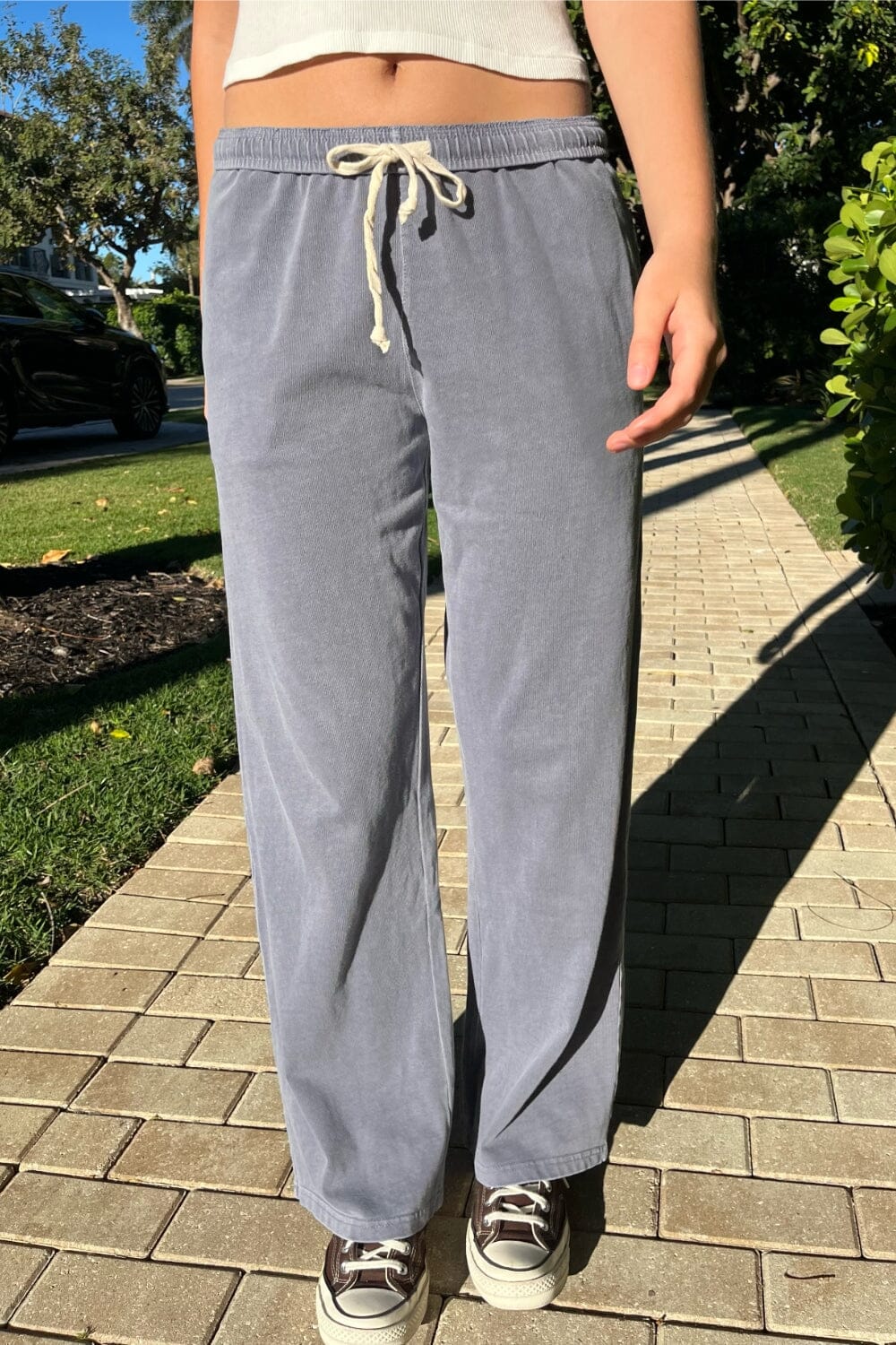 Men's Autumn Sweatpants with Tie Waist