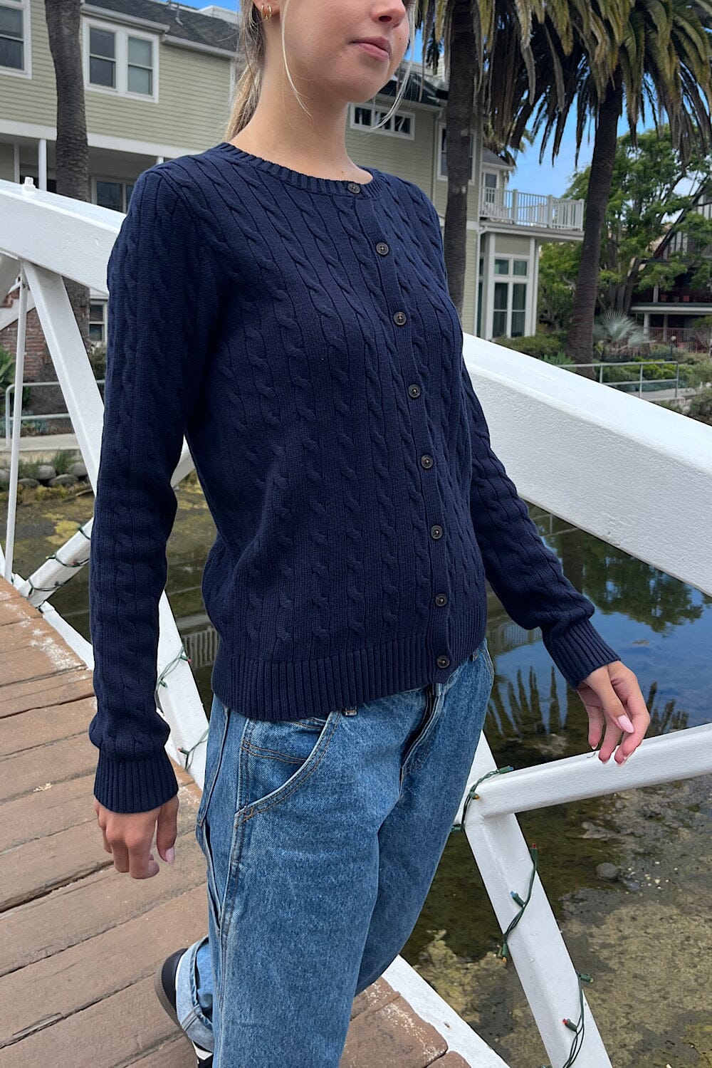 Amalie Knit Cardigan – Cozy Cable Sweater
