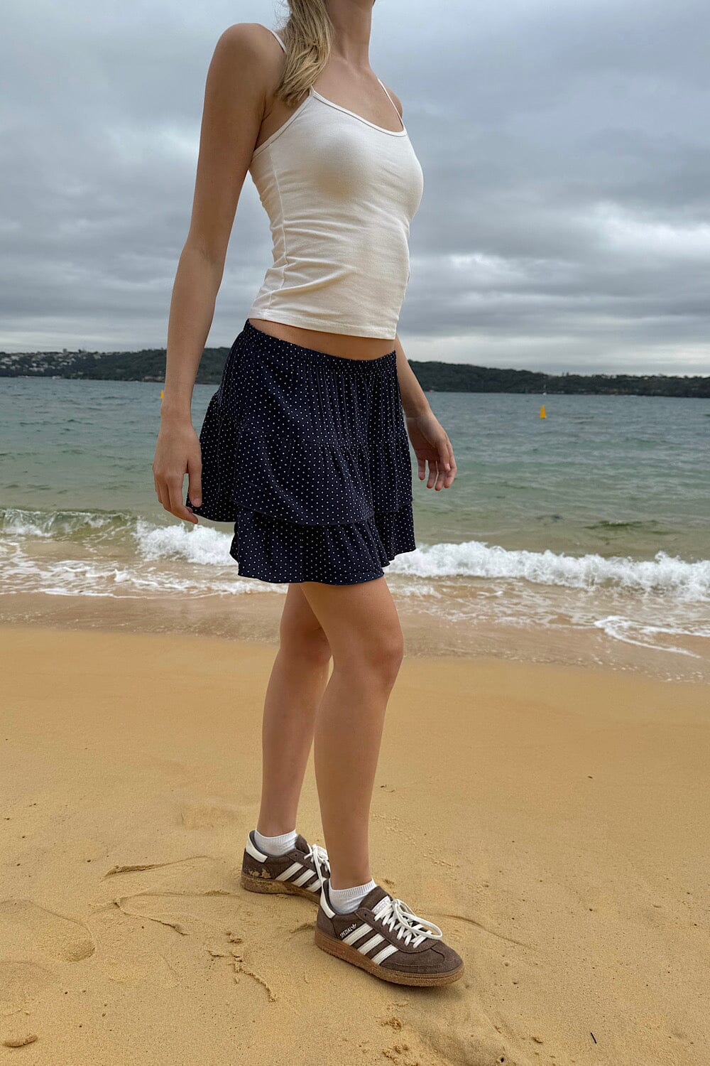 Polka Dot Mini Skirt by Izzy