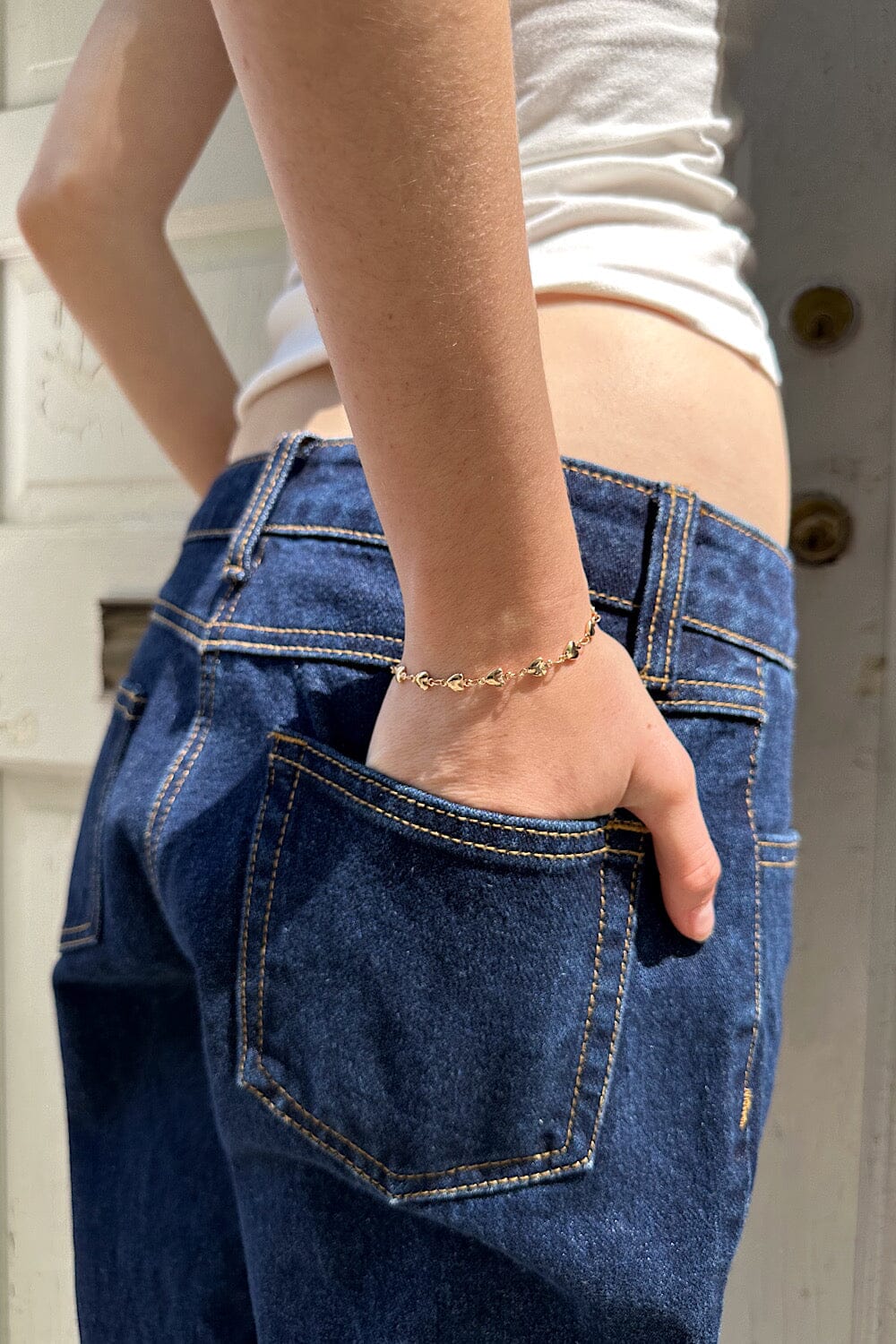 Stylish Heart Charm Bracelet for Women