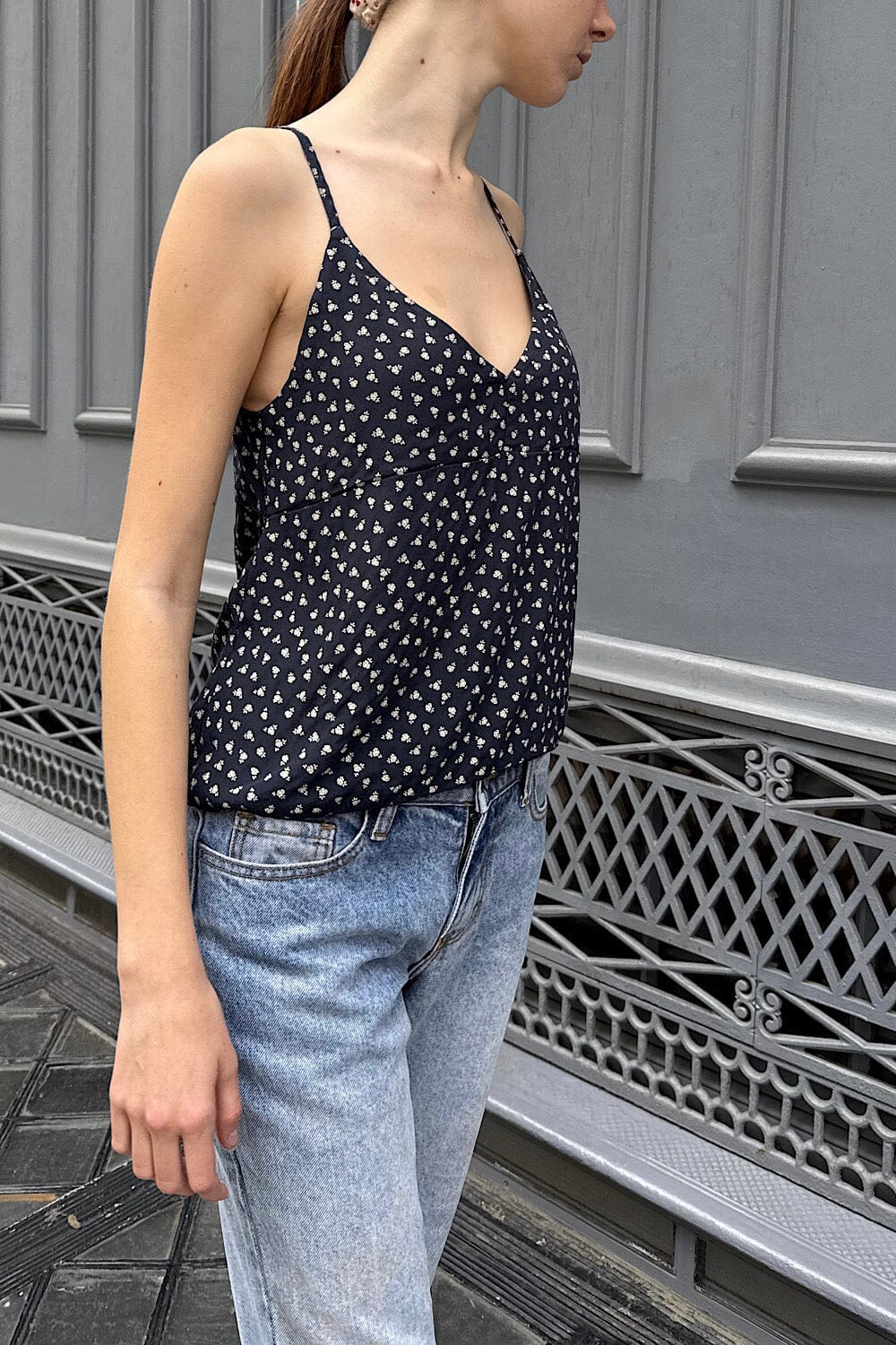 Tiffany Floral Print Sleeveless Top