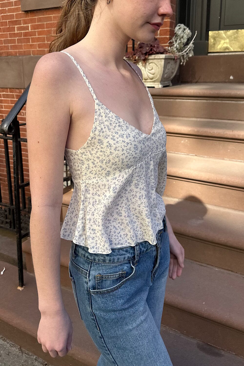 Tiffany Floral Print Sleeveless Top
