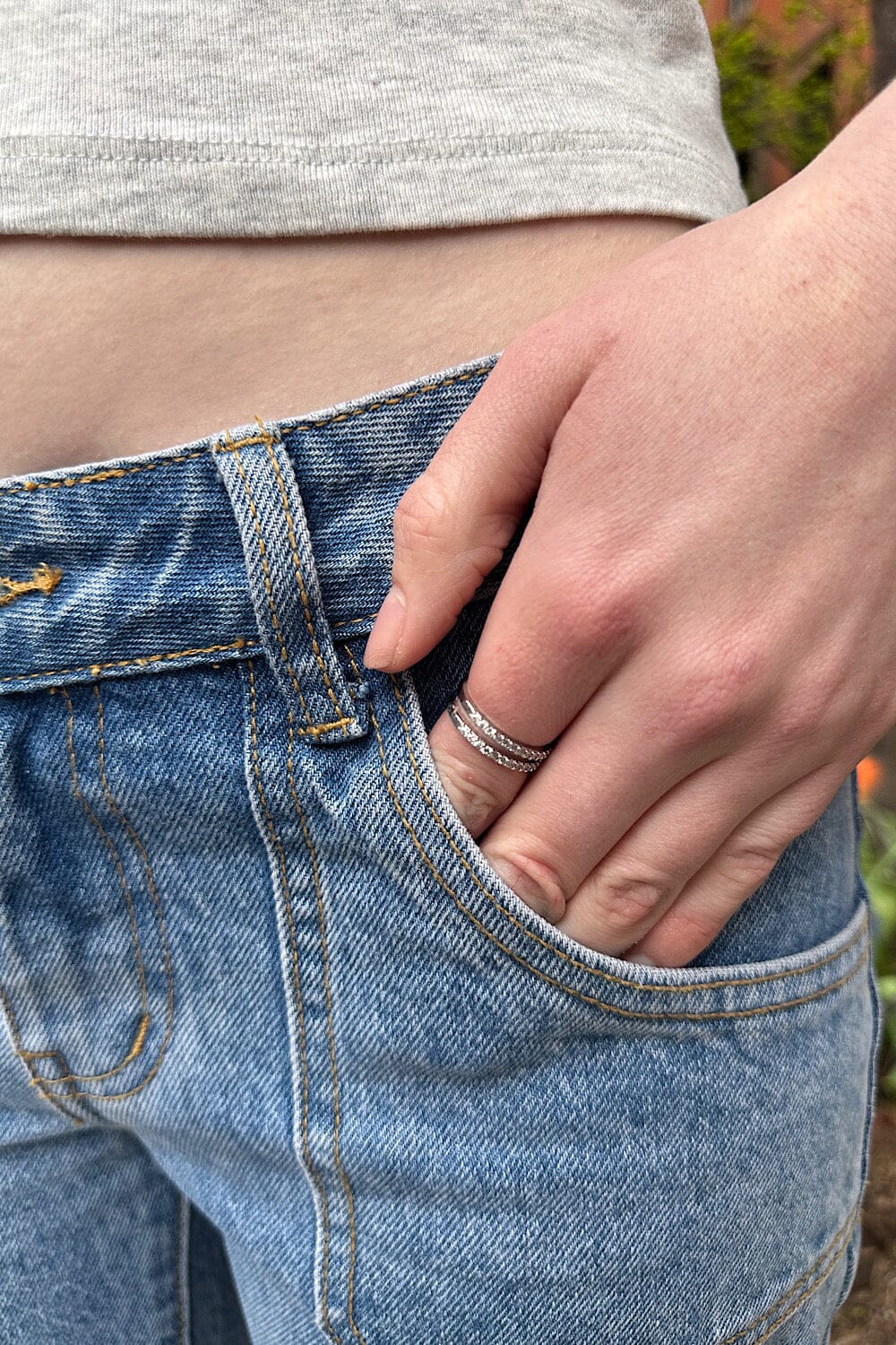 Tiny Rhinestone Ring for Everyday Glam