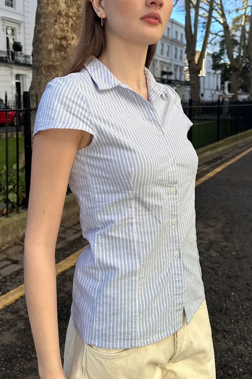 Stylish Rue Striped Blouse for Women