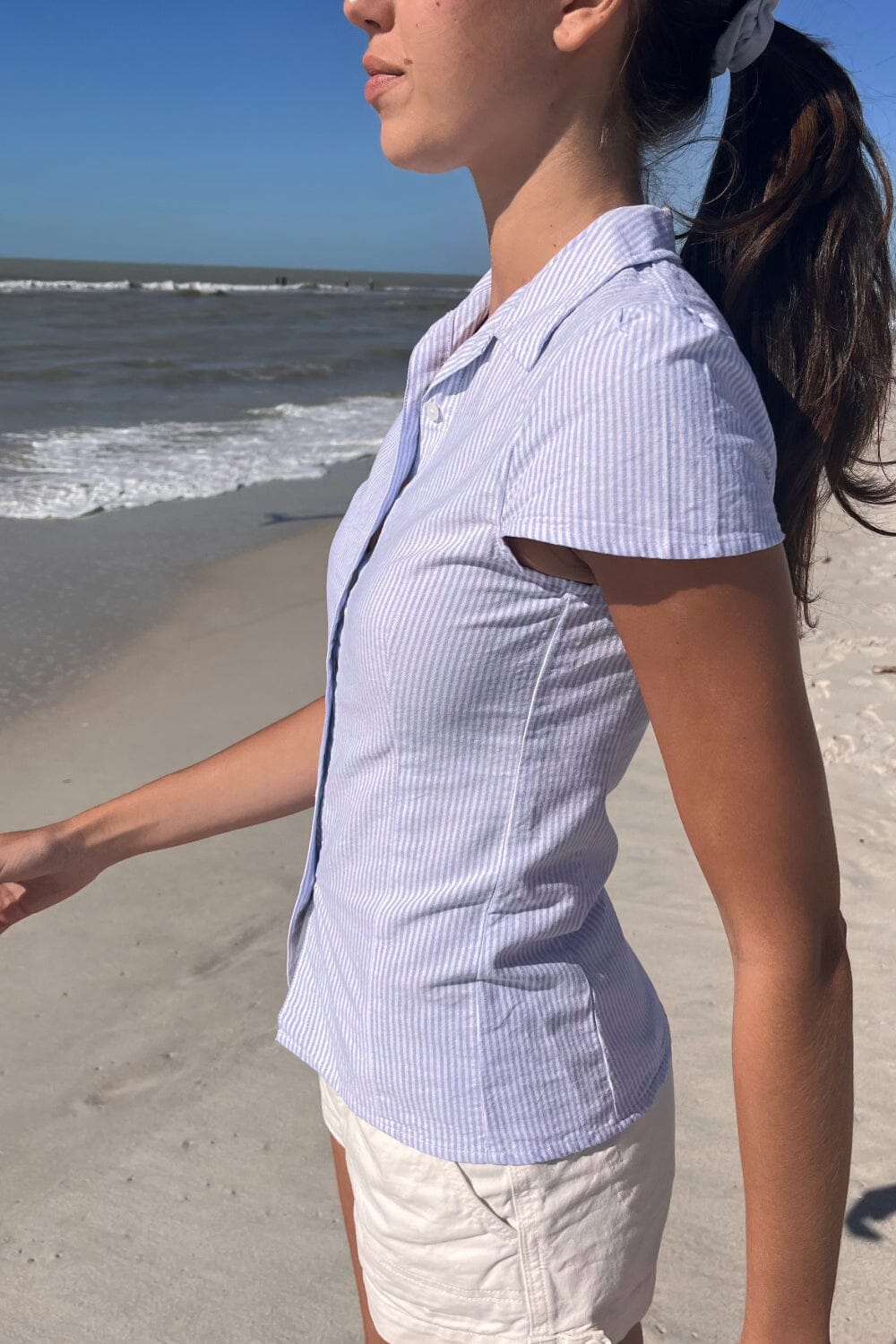 Stylish Rue Striped Blouse for Women