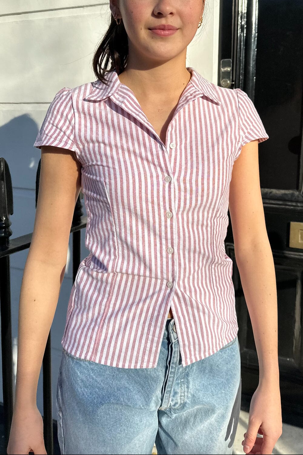 Stylish Rue Striped Blouse for Women