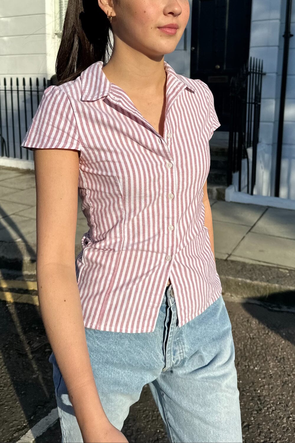 Stylish Rue Striped Blouse for Women