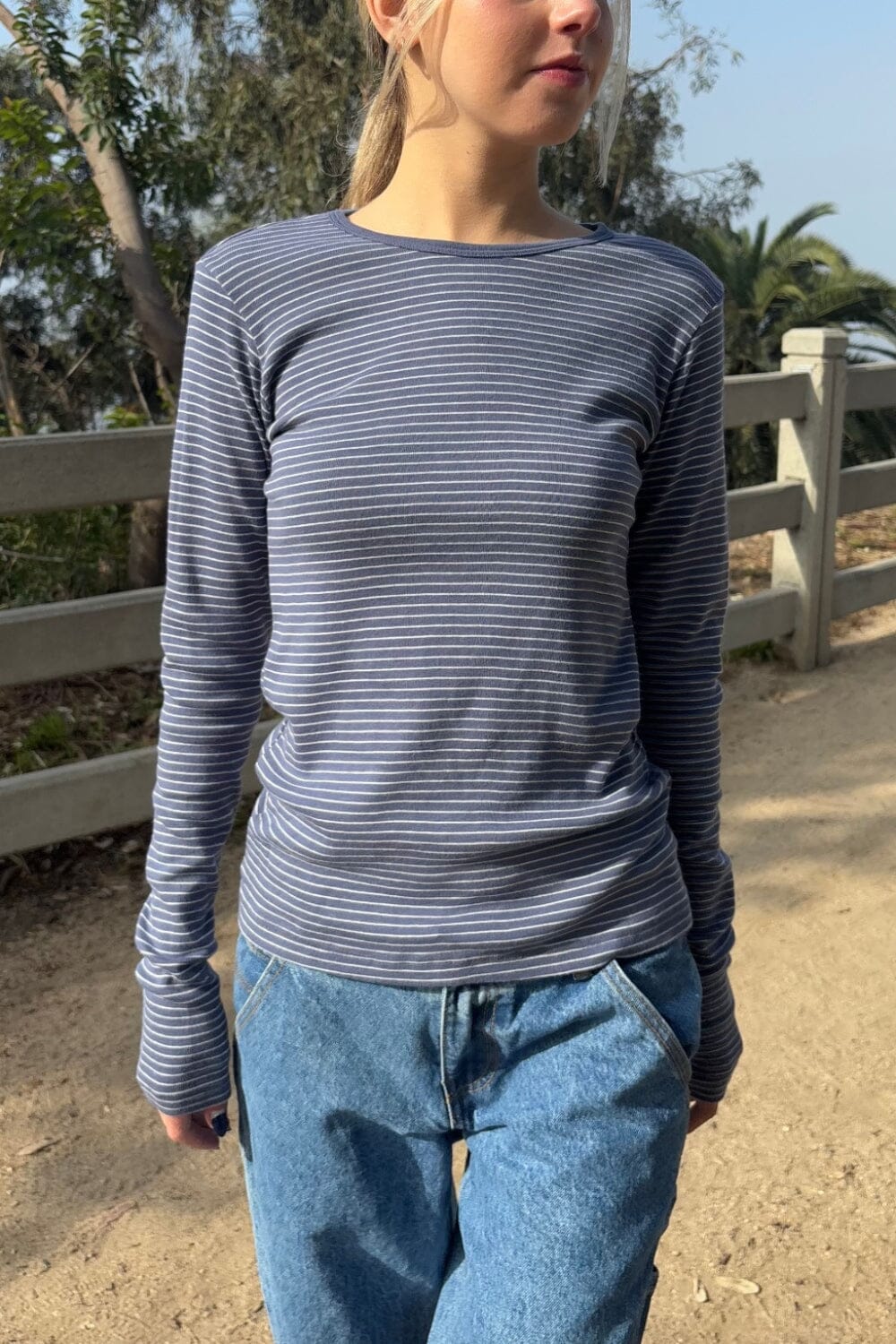 Leah Striped Casual Women's Top