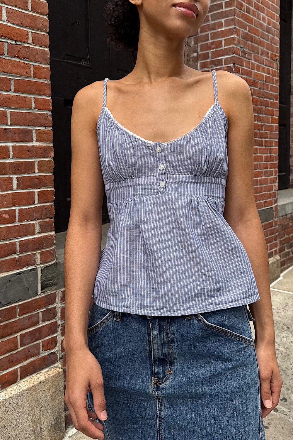 Classic Tiffany Striped Tank Top