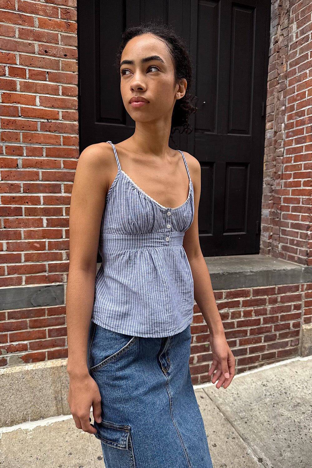 Classic Tiffany Striped Tank Top
